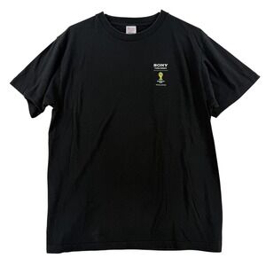 Sony FIFA World Cup Brasil Shirt Mens Large Black‎ Soccer 2014 Graphic Tee